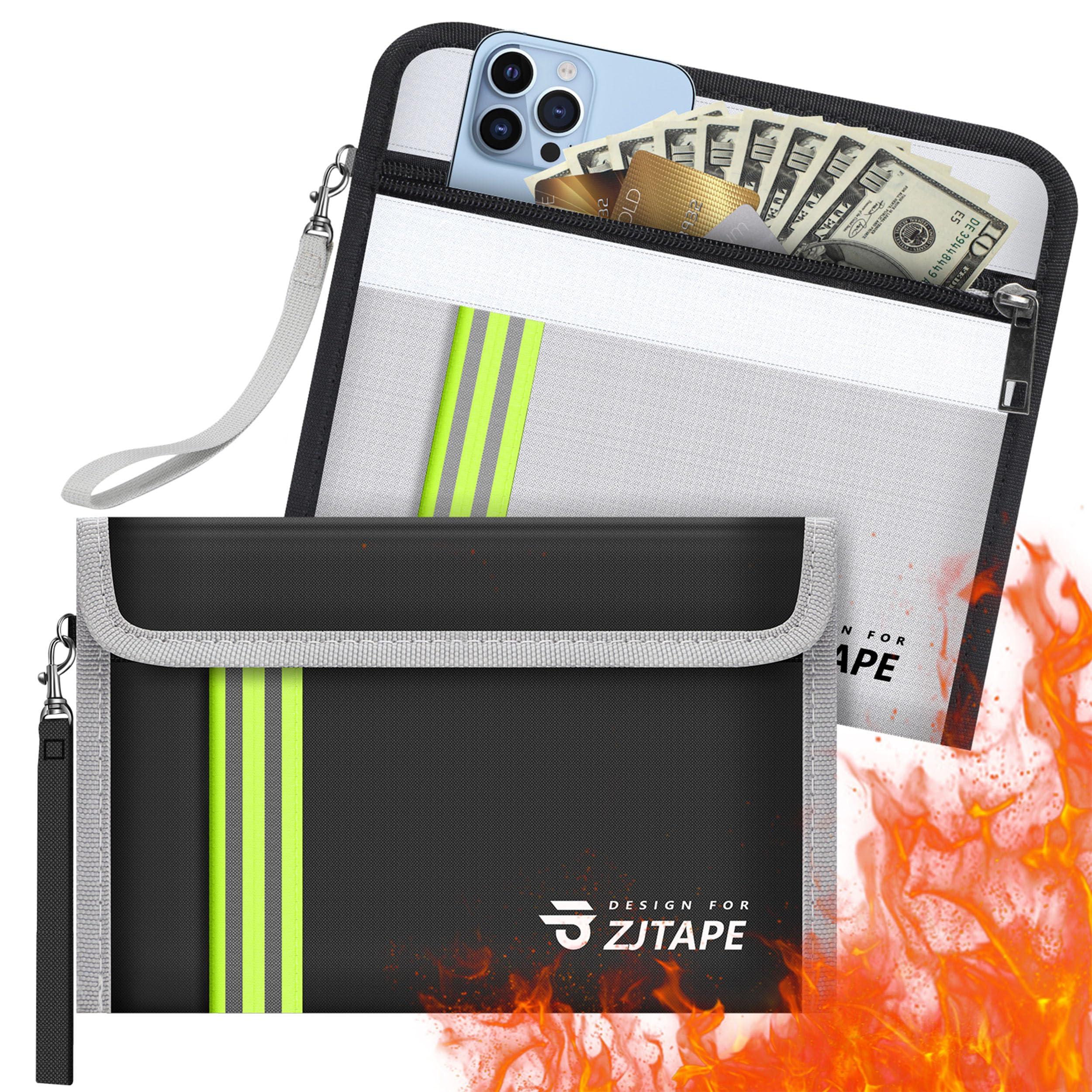 Borsa Ignifuga E Impermeabile ZJTAPE | Per Documenti E Valori, 2 Pezzi - Foto 10