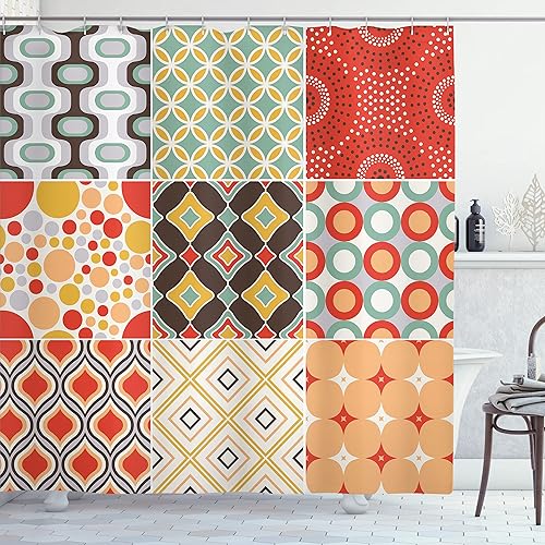 Cortina de regadera de mundo marino, peces, estrellas de mar, formato arte moderno, decoraciones temáticas para niños para baño del hogar,