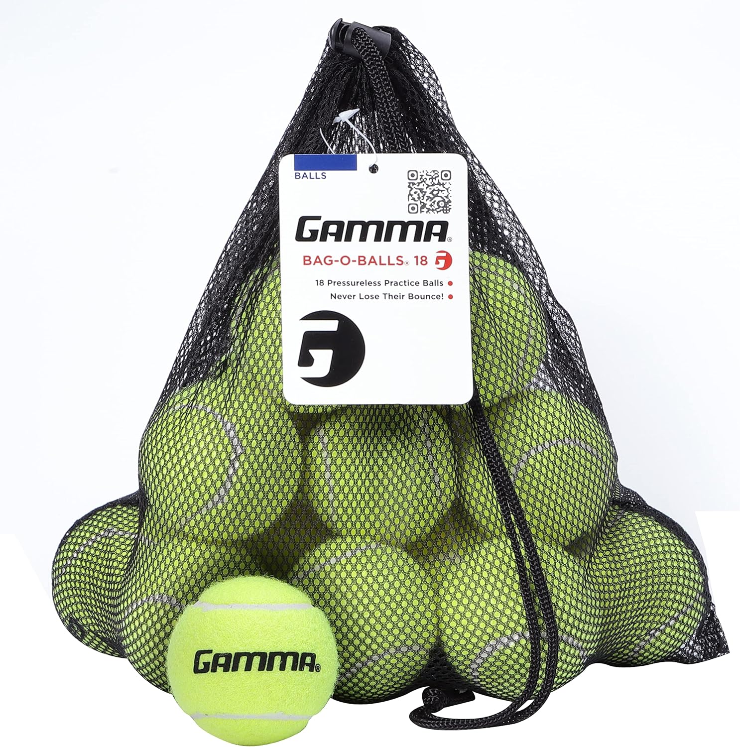 GAMMA Bag of Pressureless Tennis Balls Case Pack Sturdy