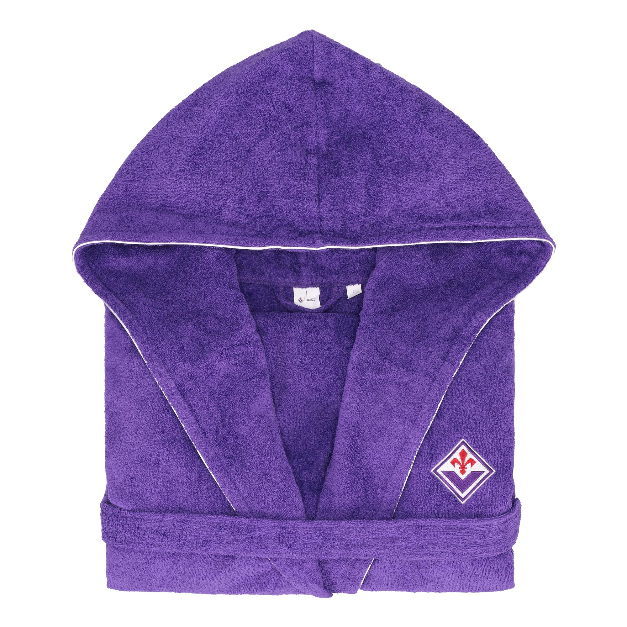 Accappatoio con Cappuccio Acf Fiorentina Unisex Bambini e Ragazzi