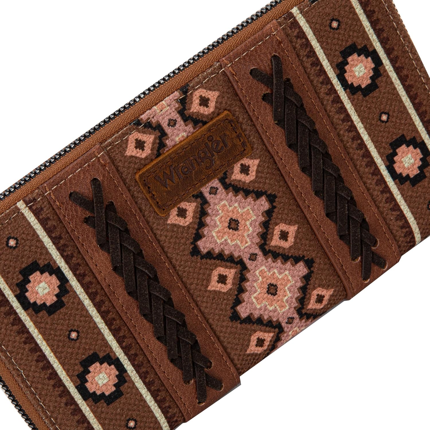 X Wrangler Wristlet Western Wallet Boho Aztec Credit Card Holder for Women - Image 3