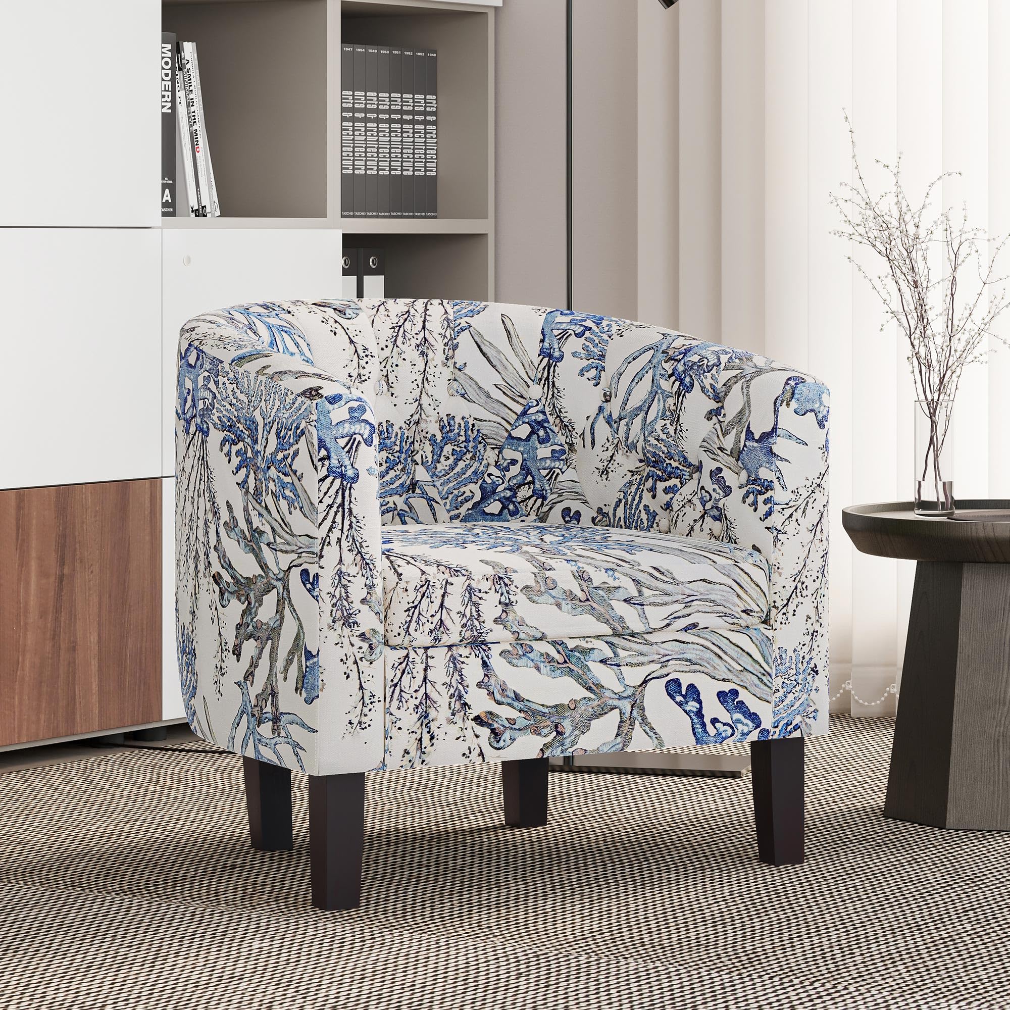BELLEZE Accent Barrel Arm Chair