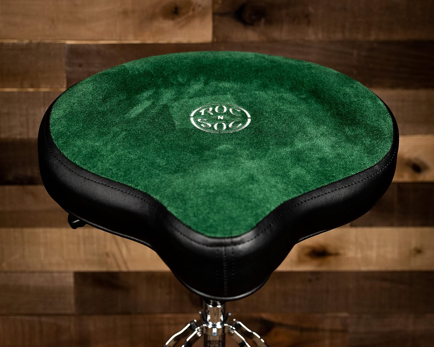 ROC-N-SOC Nitro Gas Drum Throne with Original Saddle - Green