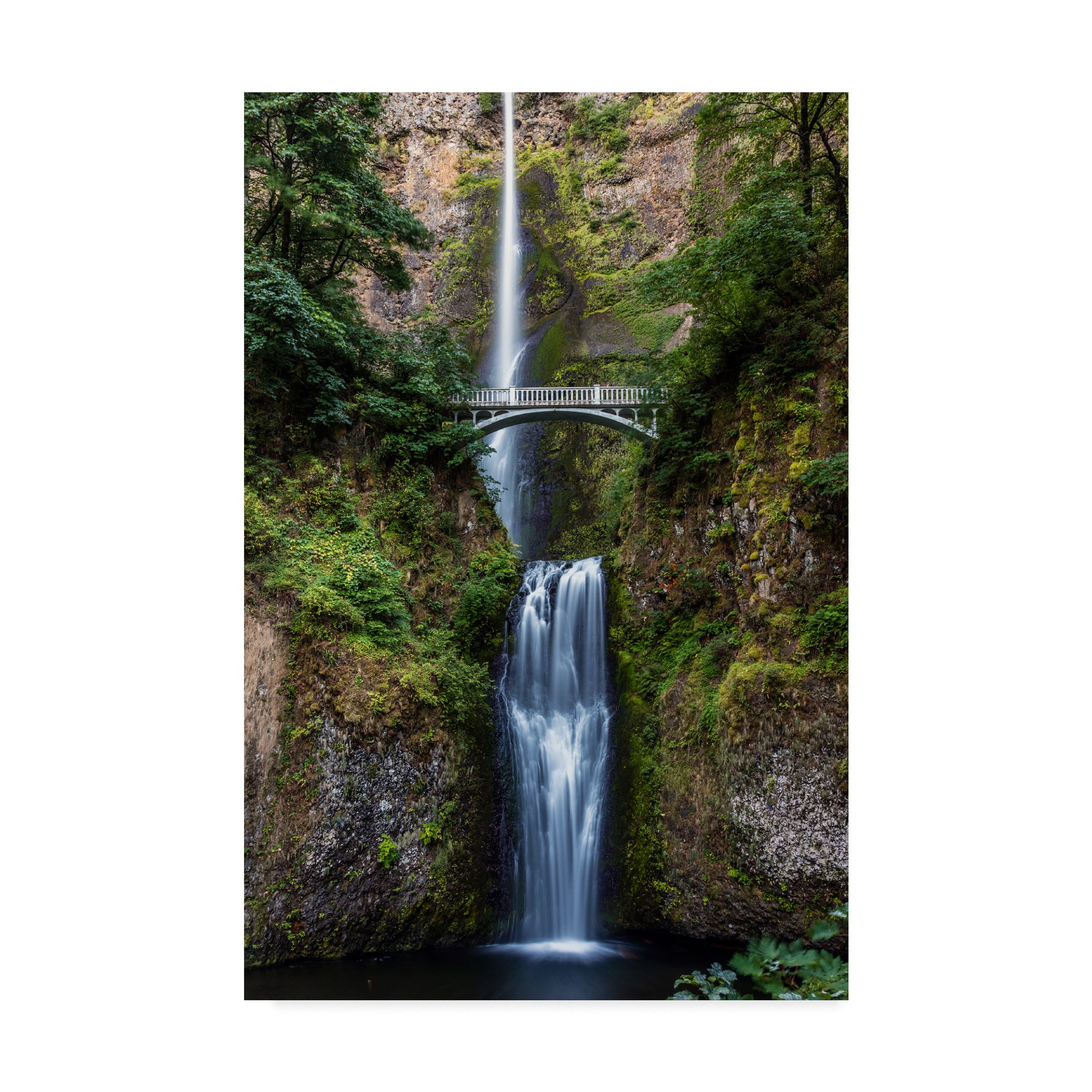 Multnomah Falls by Pierre Leclerc, 16x24-Inch