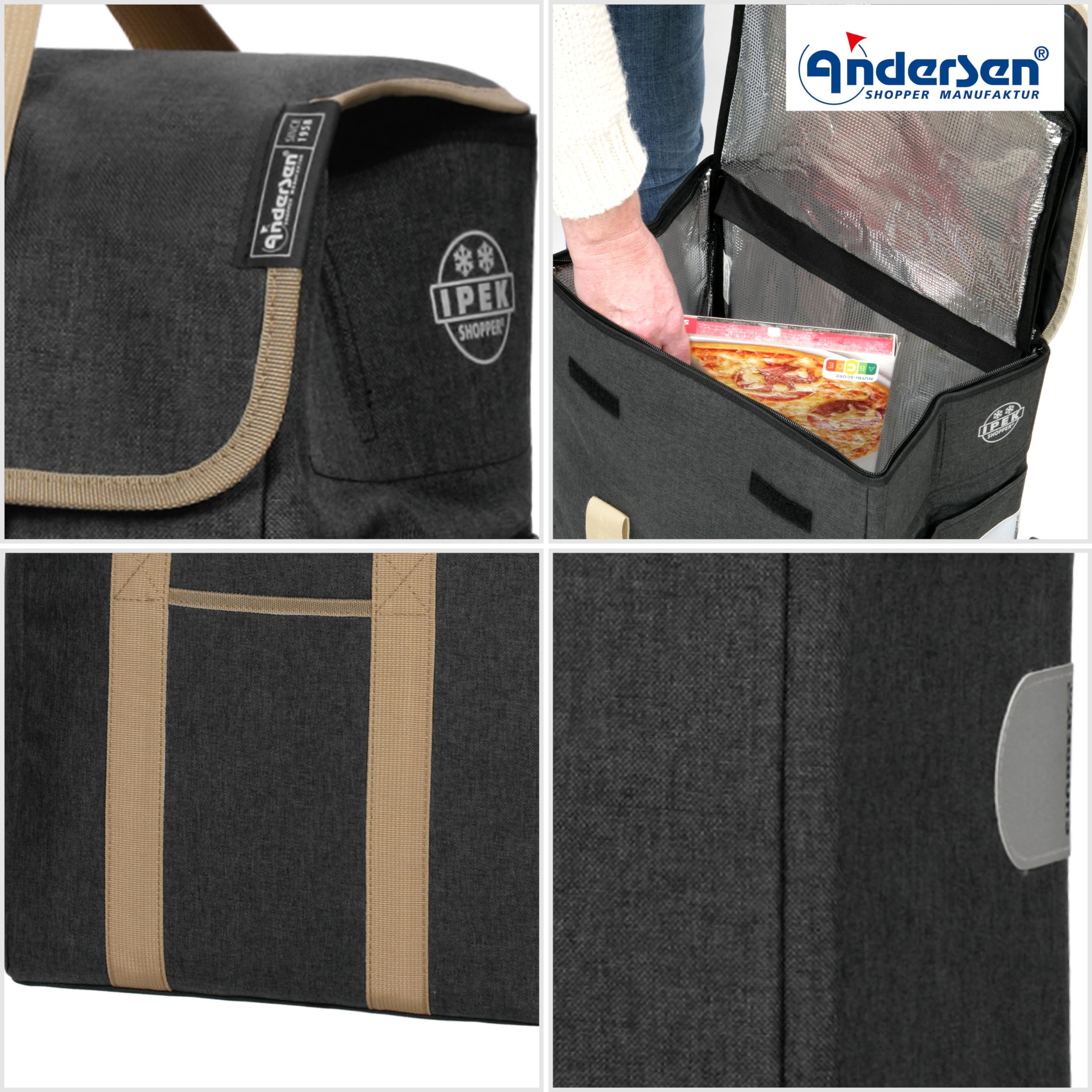 ANDERSEN Einkaufstrolley - Scala Shopper Ipek Mi schwarz