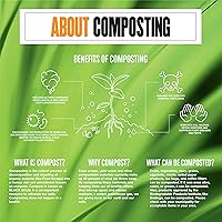 Vista 4 de BioBag Bolsas compostables verdes de 11 x 17 pulgadas, caja de 3200 bolsas (fabricadas en Estados Unidos)