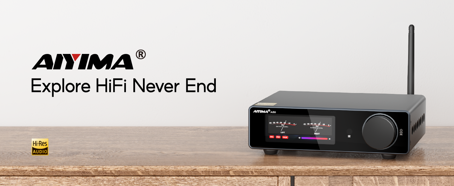Amazon.com: AIYIMA A80 Bluetooth Amplifier DAC Stereo HiFi Home