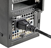 Vista 5 de StarTech.com PXT1011 cable de alimentación estándar para computadora, NEMA5-15P a C13, 1 pie Estándar Negro
