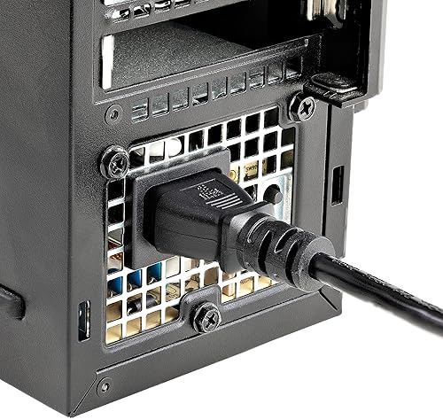 Miniatura 5 de StarTechcom PXT1011 cable de alimentación estándar para computadora NEMA5-15P a C13 1 pie Estándar Negro