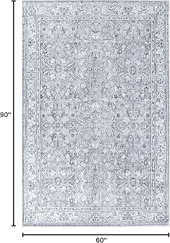 Miniatura 117 de Superior Alfombra de área para interiores para sala de estar, dormitorio, cocina/comedor, oficina, única, alfombras con respaldo de algodón, Athena