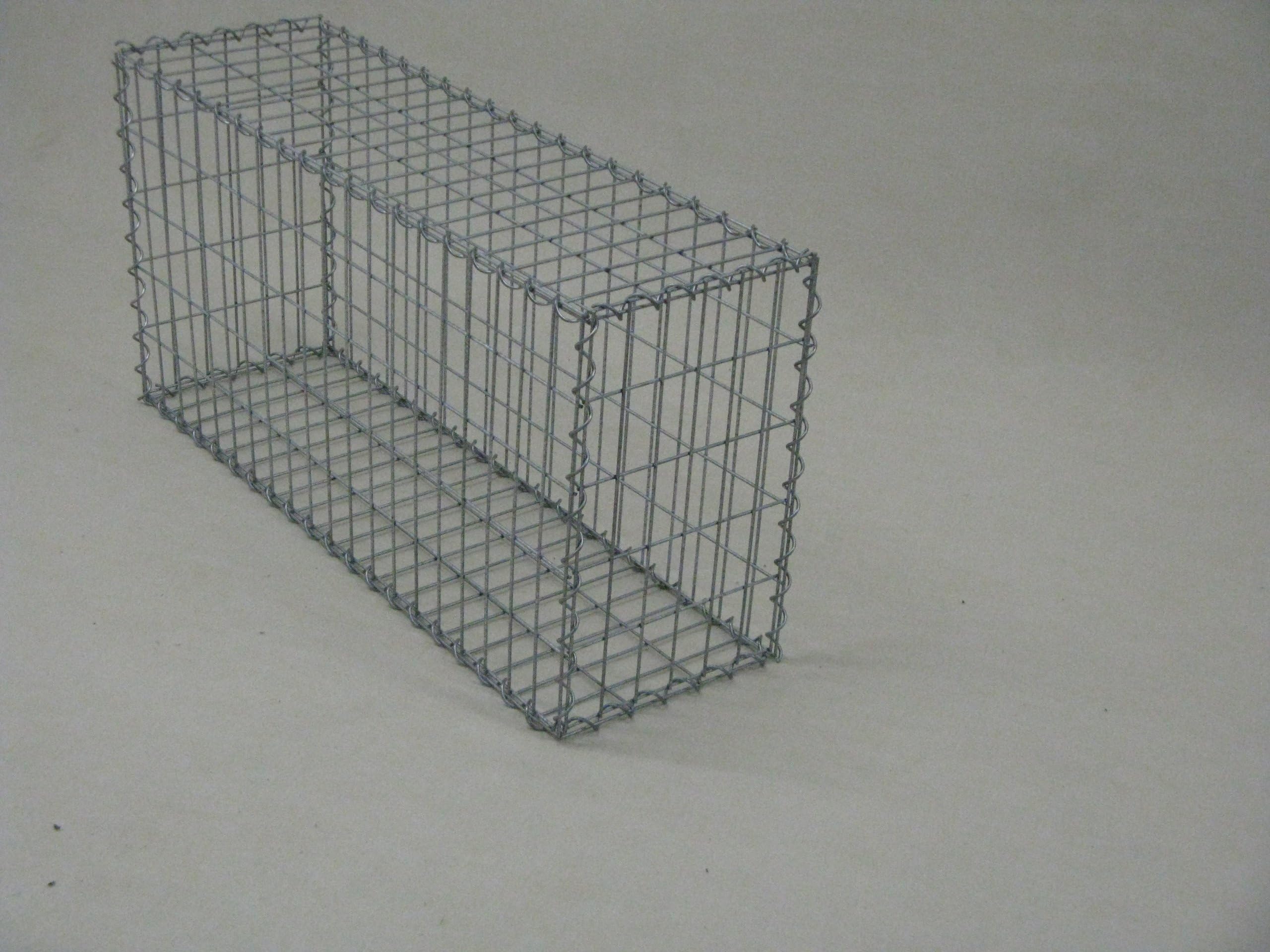 Gabion 100x50x30 cm Mesh 5x10 cm Wire 4mm
