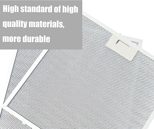 Miniatura 6 de WB02X27207 Filtros de grasa de campana extractora compatibles con campana extractora GE JVX5300BJ1TS JVX5300DJ1BB Reemplazar 4463981 AP6039217