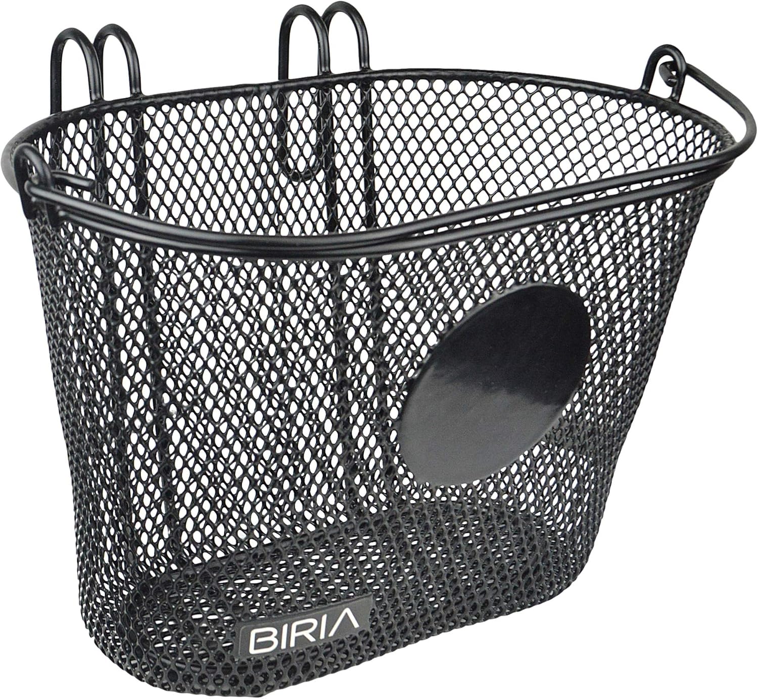 BIRIA Basket with Hooks, Front, Removable, Children Wire mesh Small Kids Bicycle Basket. You can add Your Stickers, Diameter is 3", New