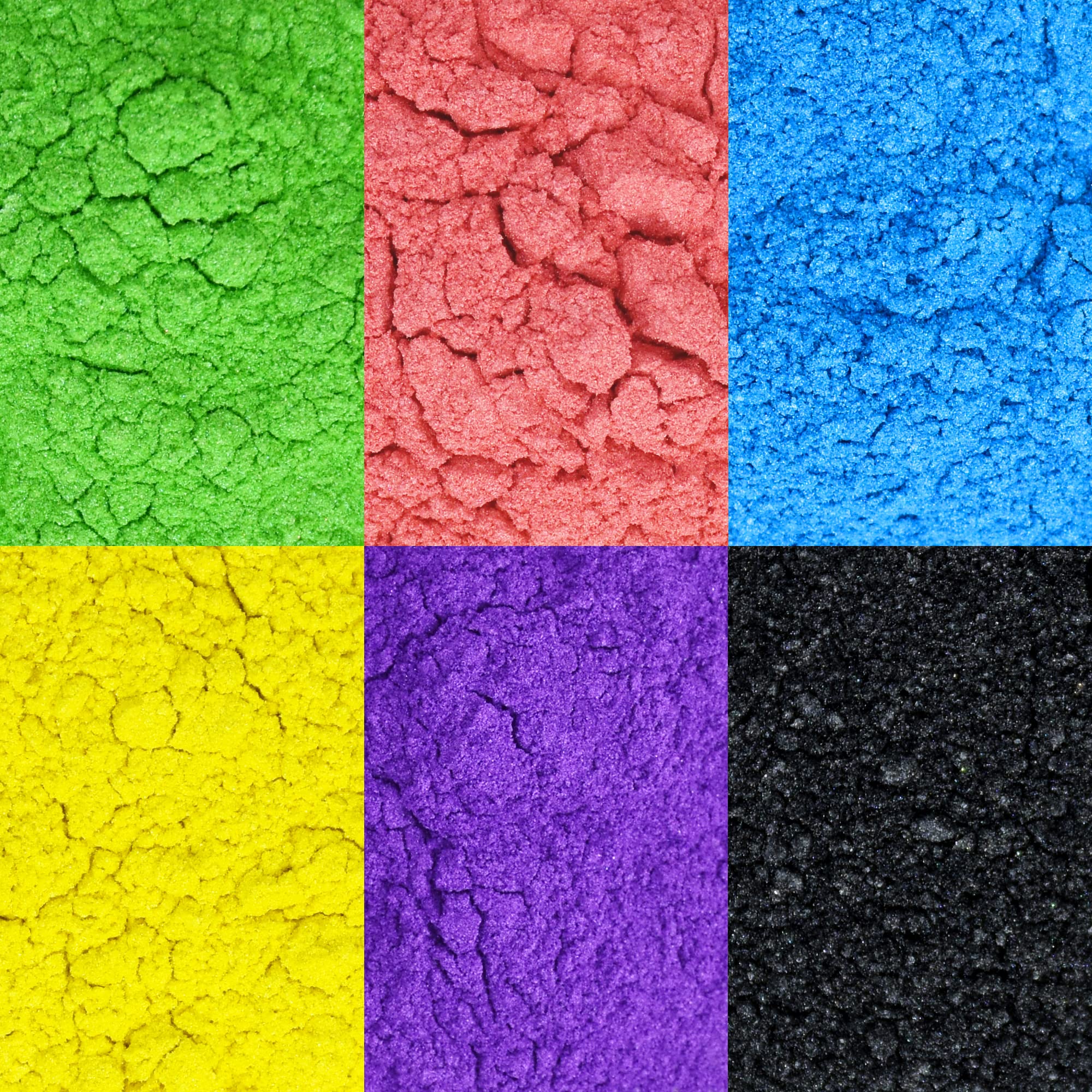 4 Couleurs Poudre De Mica Paillettes Résine Époxy - Pigments Arc-en-ciel Blanc Pour Art & Artisanat