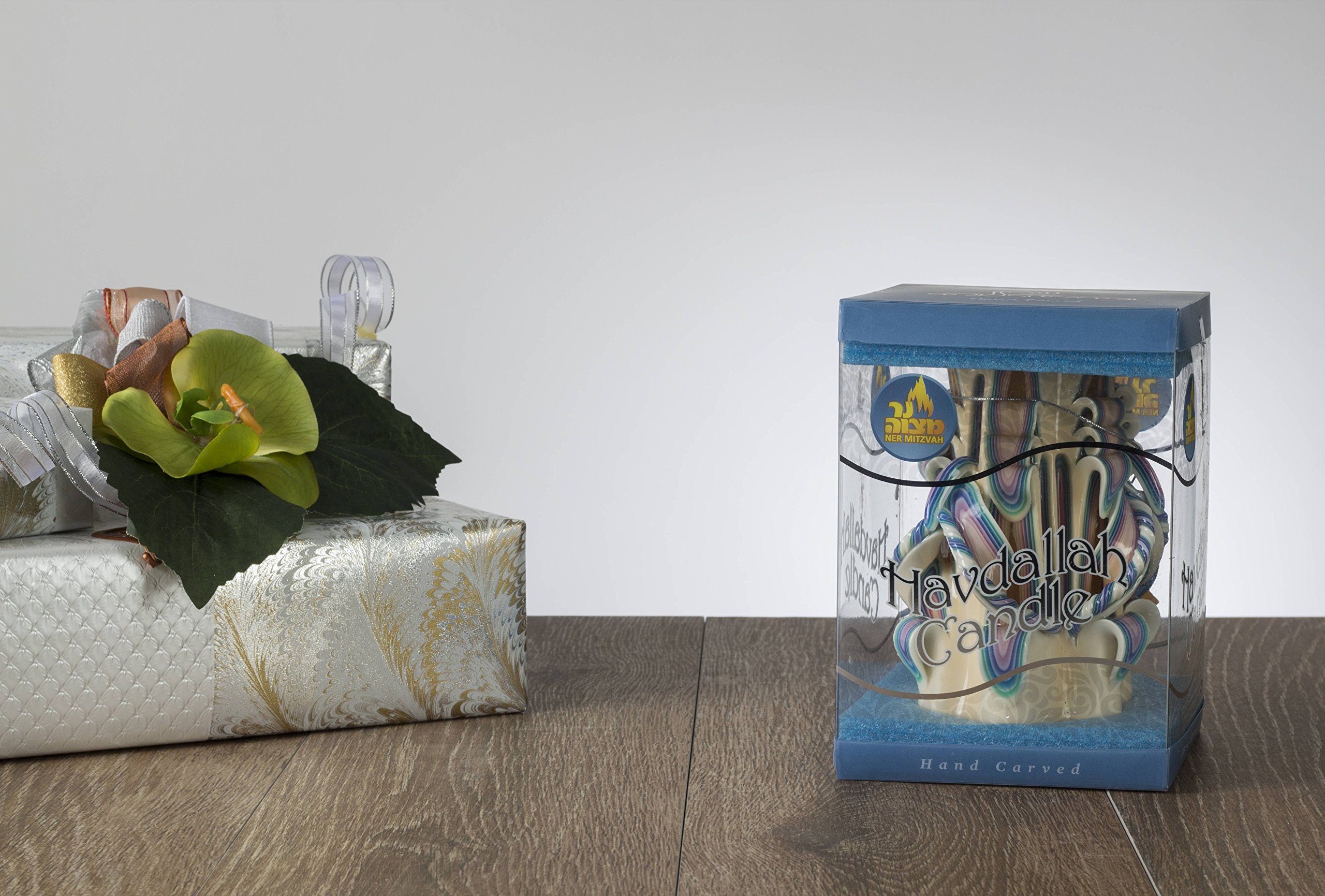 Separation De Piece Ner Mitzvah Havdalah Lot De 2 Bougies En Cire