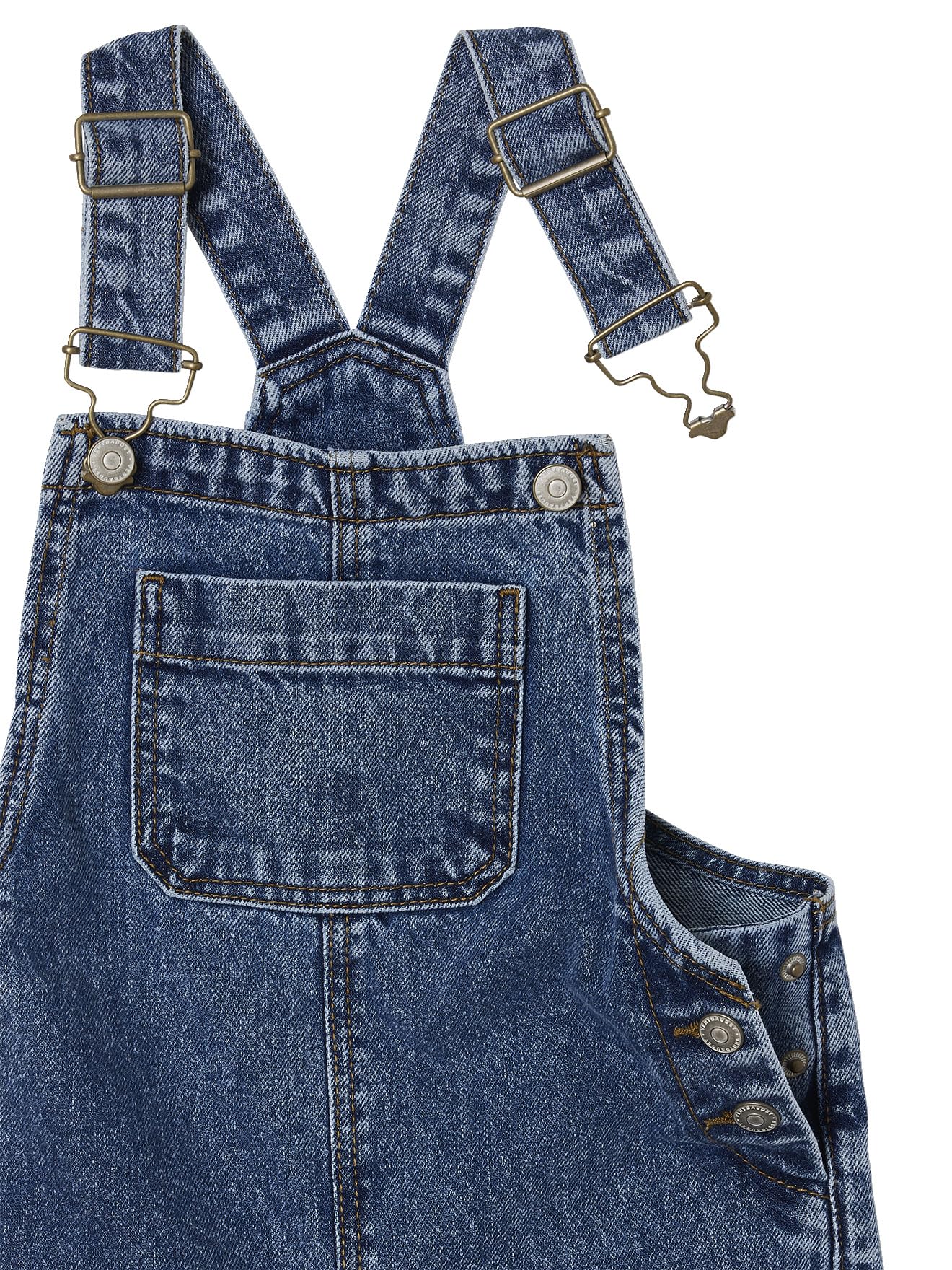 VERTBAUDET Salopette fille large en denim