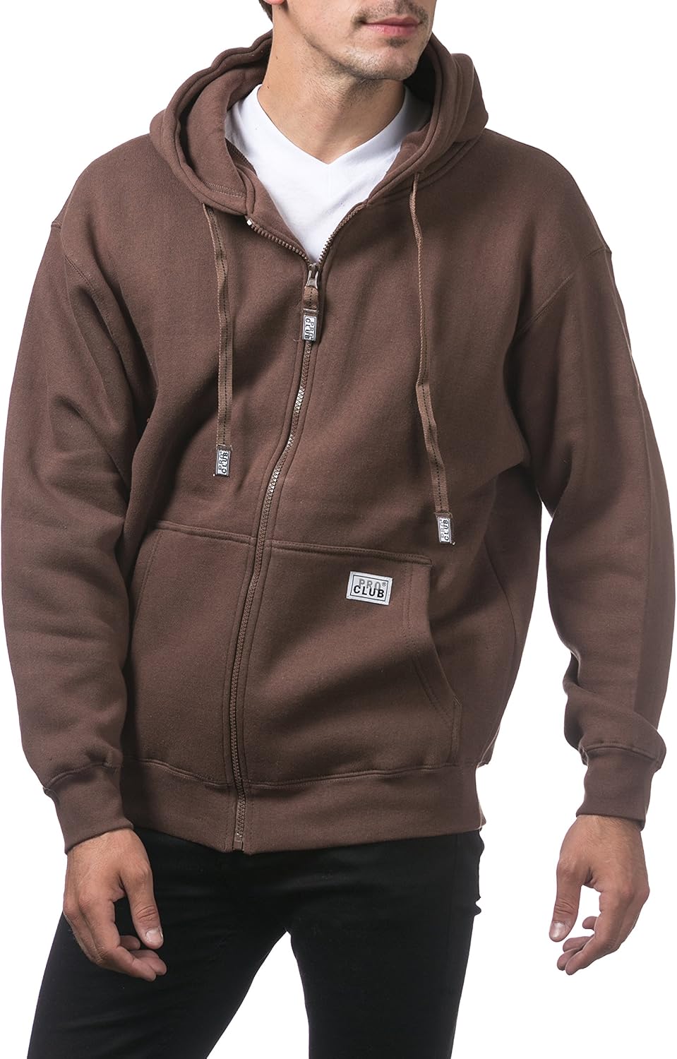 Pro Club Men's Heavyweight Full Zip Fleece Hoodie - Image 4