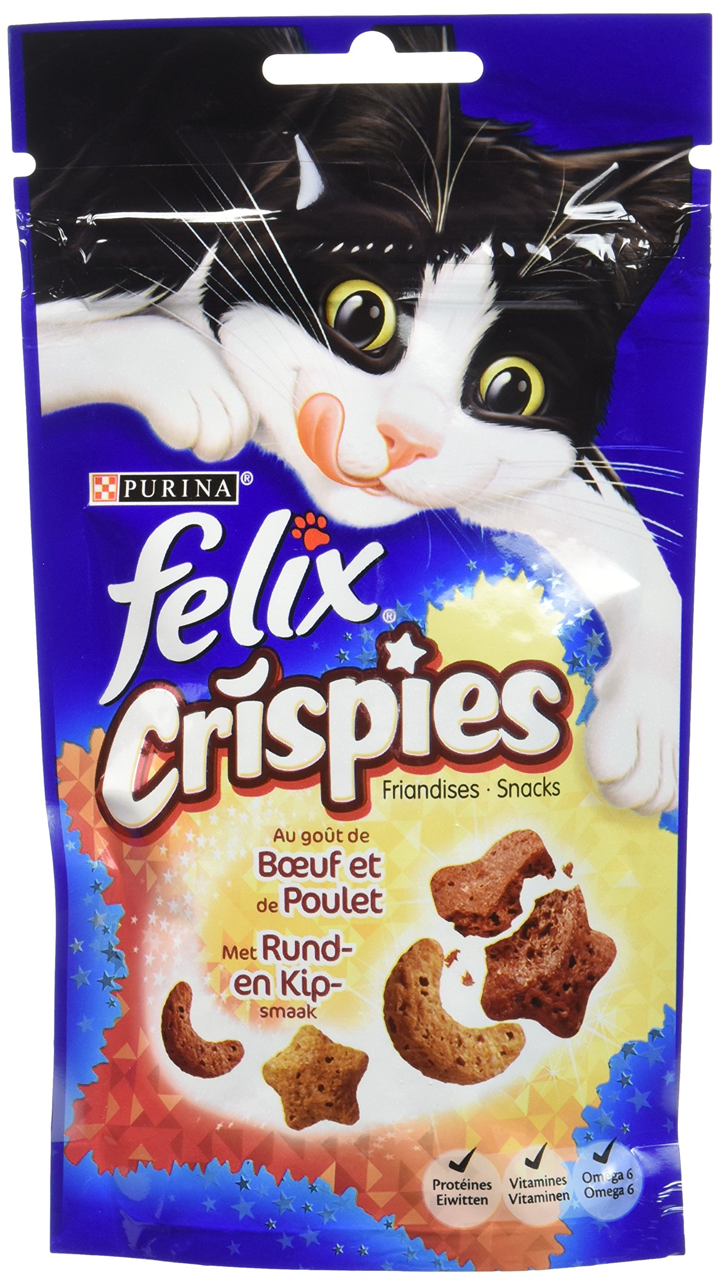 Felix Crispies Cat Treats Flavour of your choice – Set of 8