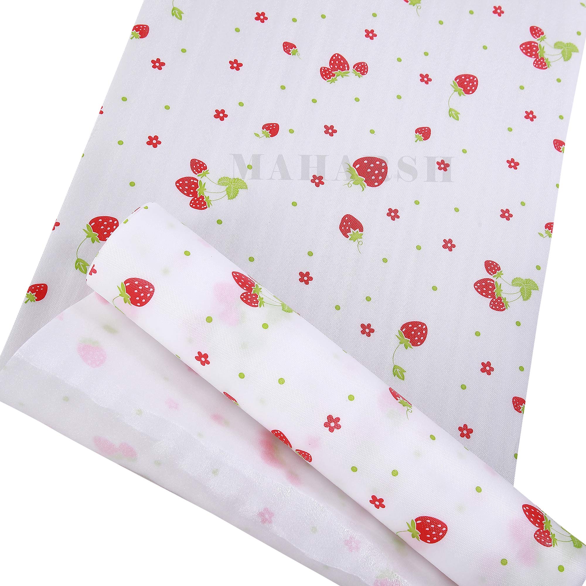 Maharsh ENT. Set of 3 Rolls Printing Antibacterial Cabinet Plastic Foam Household Wardrobe Moisture Drawer Pad Waterproof Non-Slip Paper Kitchen Cupboard Liners Roll Mat, 30x300 cm (Multicolour) 1