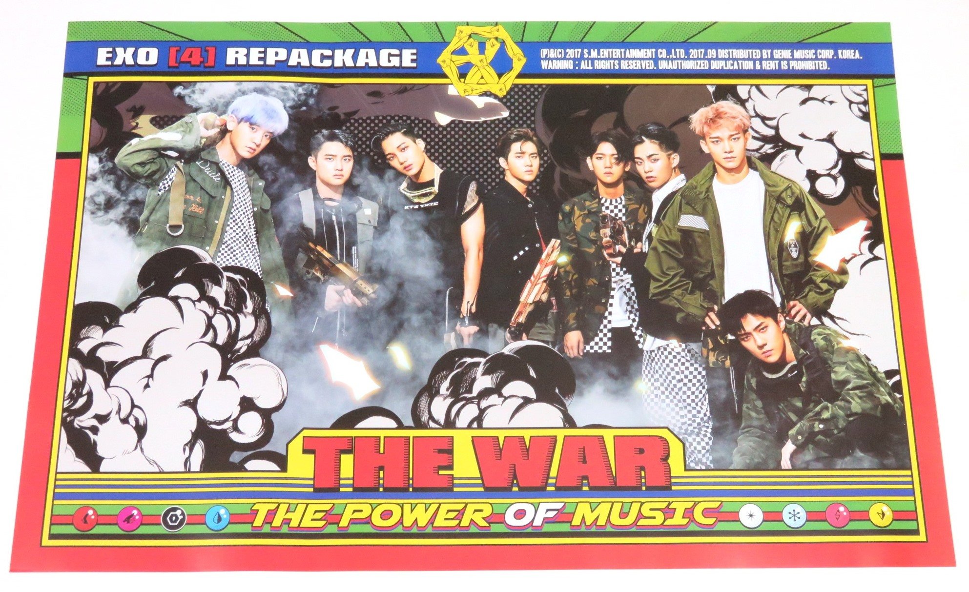 公式ポスター EXO ポスター 公式 EXO エクソ 4集 Repackage 『 THE WAR