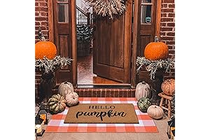 Fall Decor Door Mat Combo Set: Welcoming Autumn Vibes to Your Front Porch