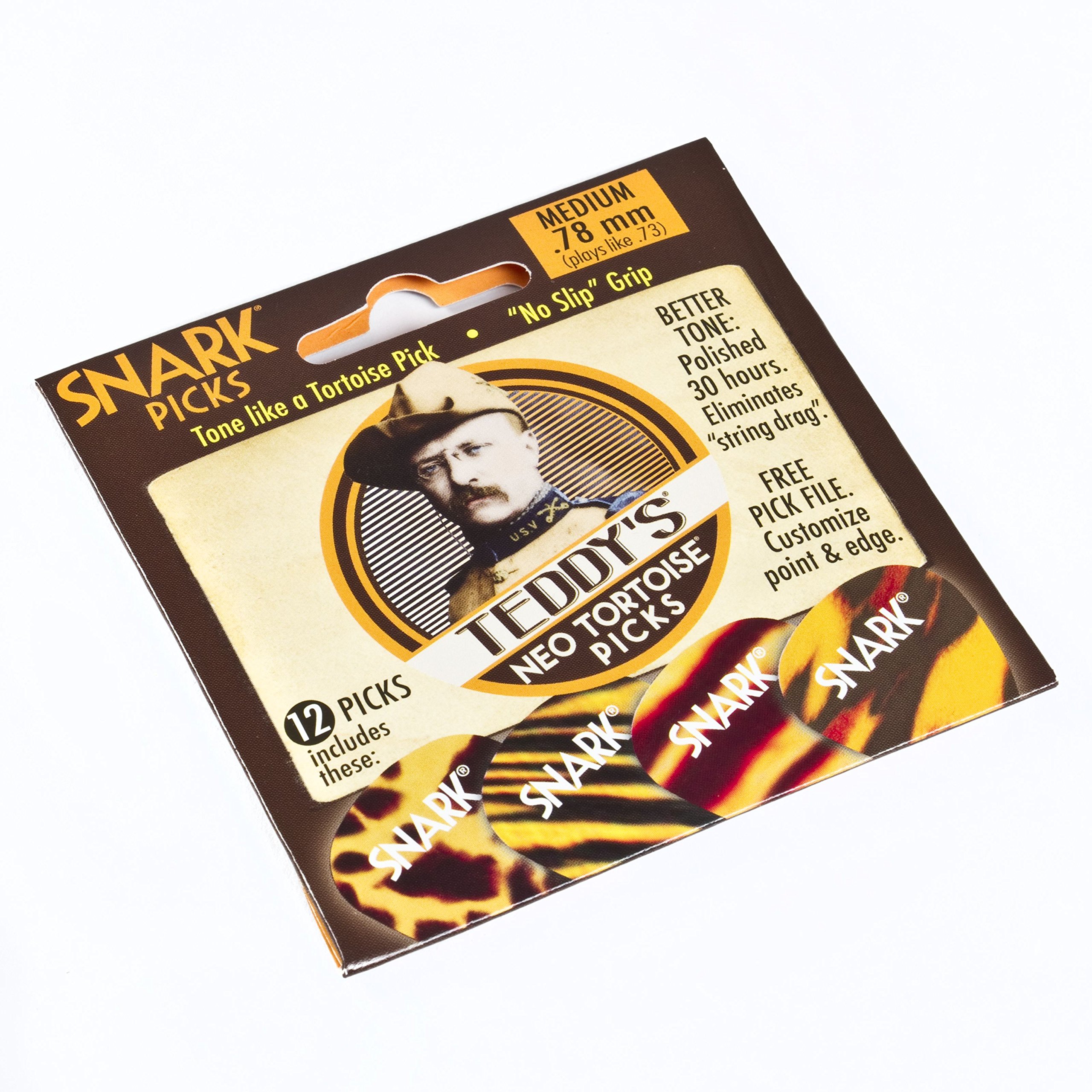 Amazon | SNARK ピック ネオ・トートイス12枚入り 0.78mm MEDIUM 78NT