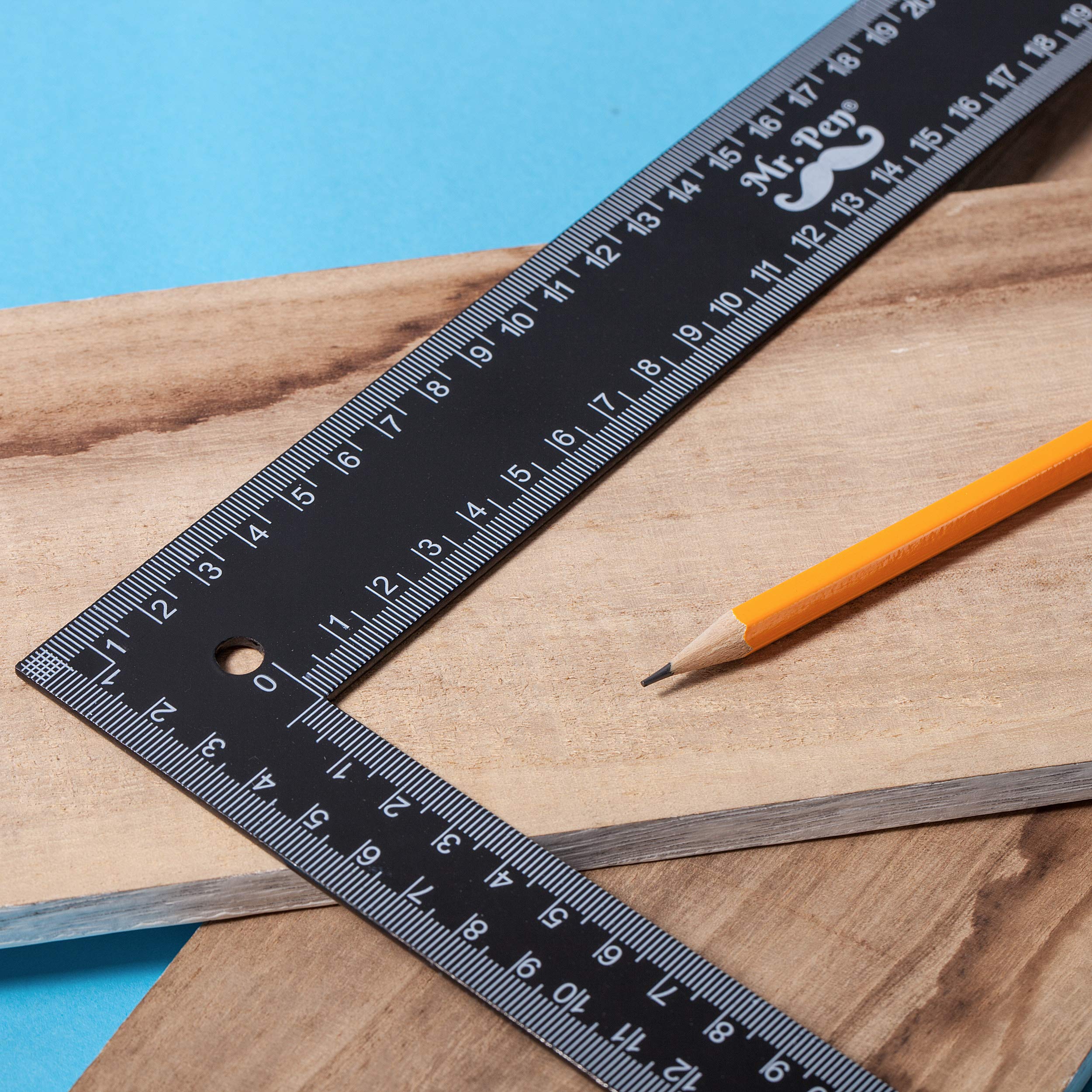 Mr. Pen Carpenter Square, Framing Square, 8 inch x 12 inch, L Square