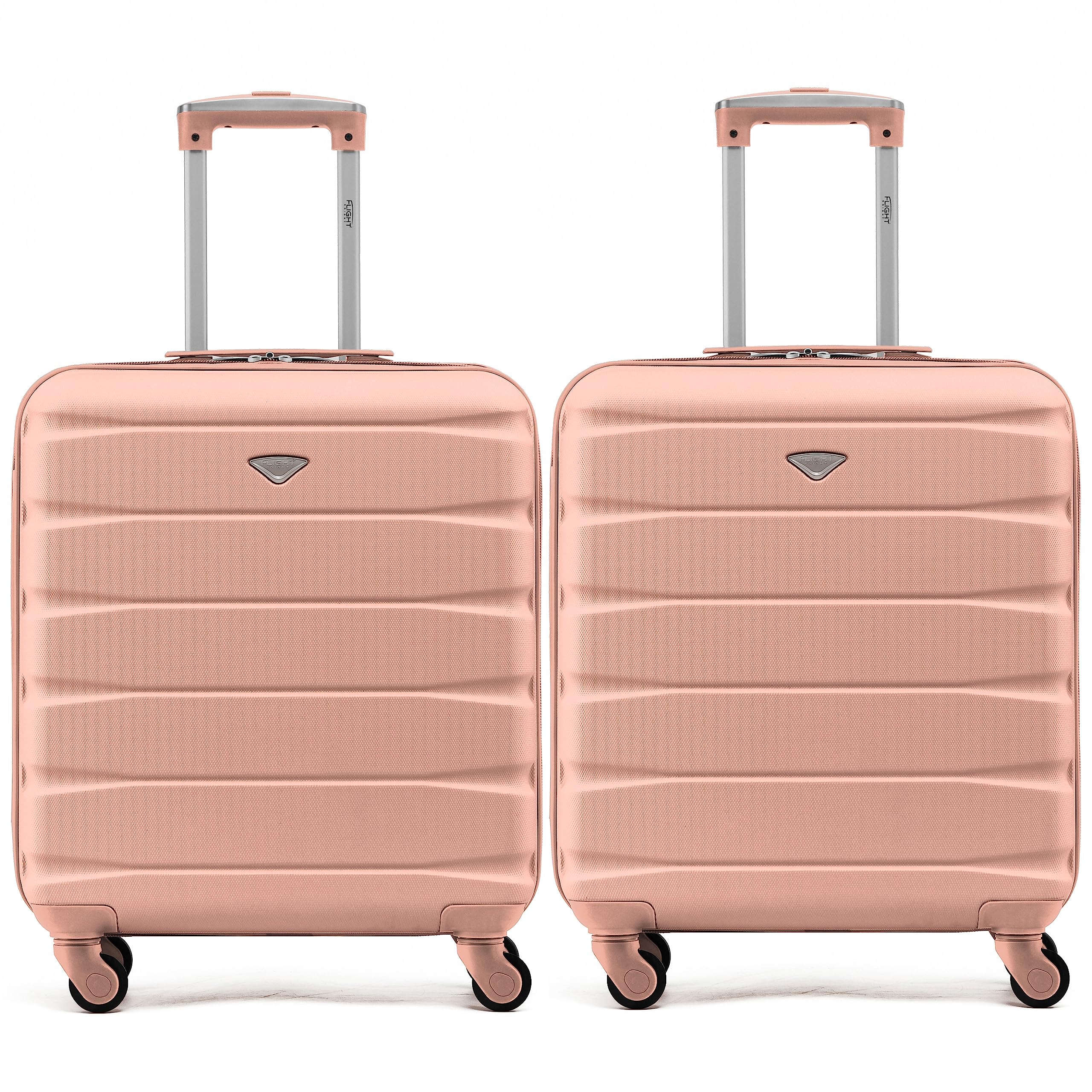 Flight Knight Suitcase Set of 2 Lightweight 4 Wheel ABS Hard Case Cabin Carry On Hand Luggage Approved for Over 100 Airlines Including easyJet, British Airways, Ryanair & Many More 55x35x20cm — view 182