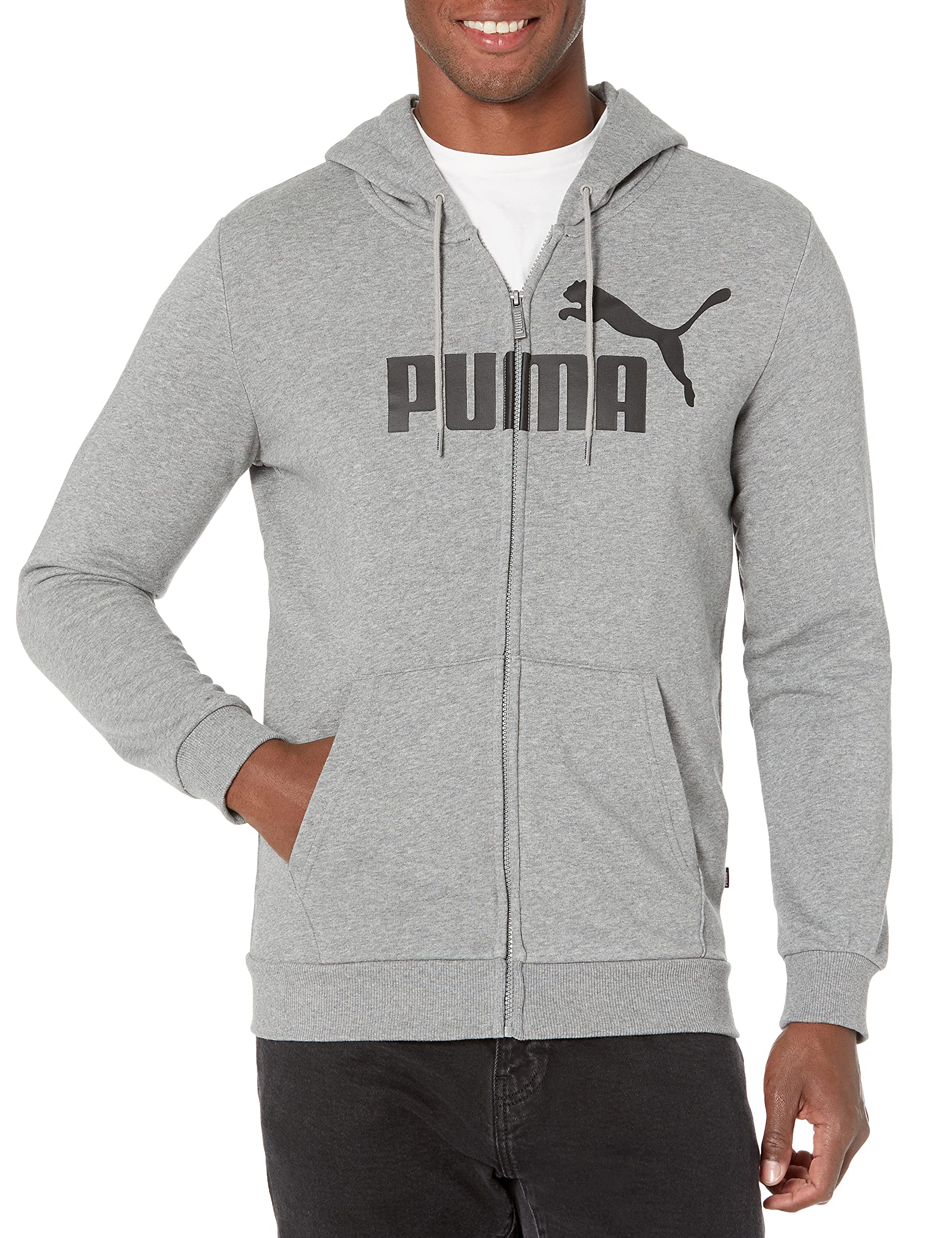 PUMAmens Essential Small Logo Hoodie Hooded Sweatshirt
