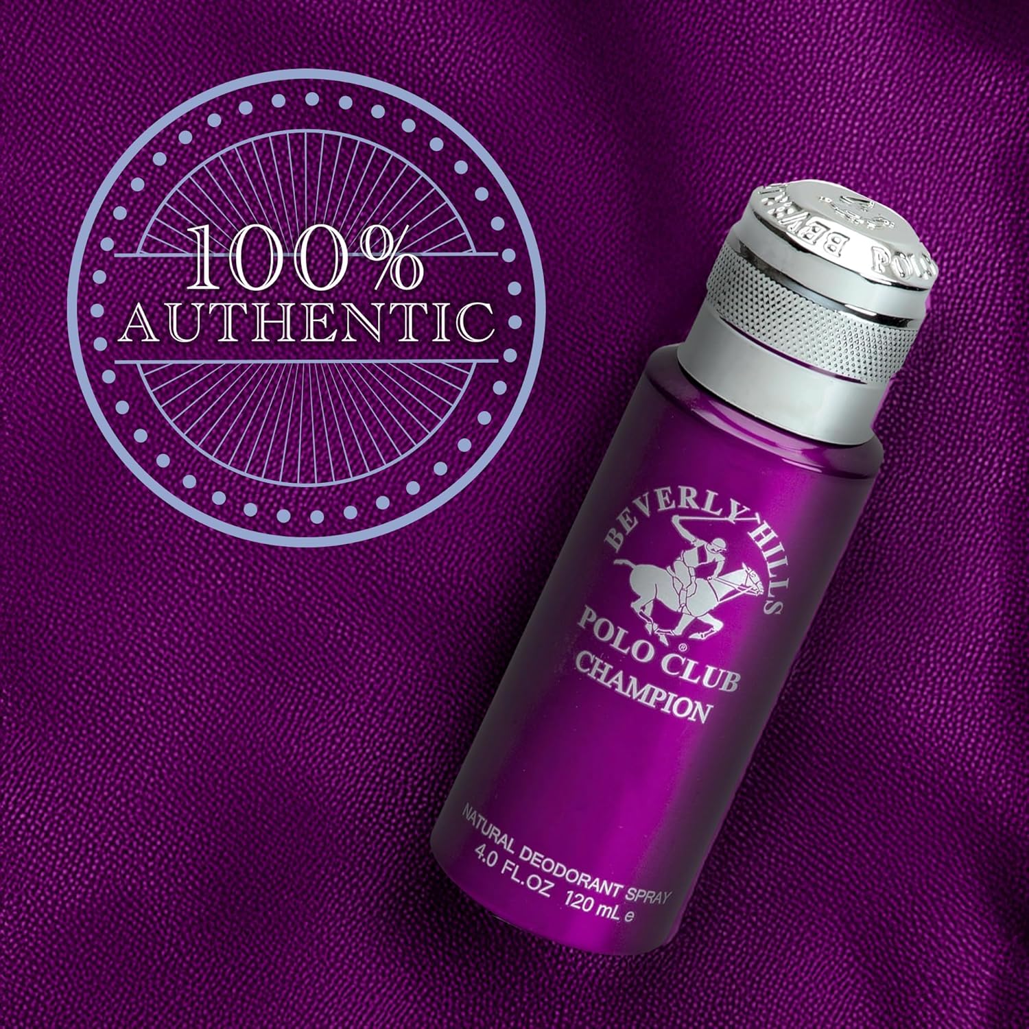 Beverly Hills Polo Club - Natural Whole Body Deodorant for Men Spray - Fresh and Luxury French Cologne Scent - Sophisticated Men's Gift for Odor Protection & Confidence, 4oz (Champion) - Image 7