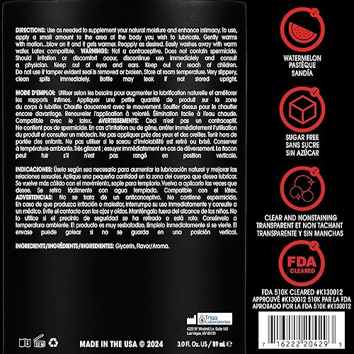 Miniatura 2 de Wet Desserts - Lubricante comestible saborizado, personal, premium, 3 onzas, para hombres, mujeres y parejas, ideal para juegos previos, libre de