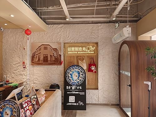 Miniatura 3 de Pared de piedra sintética  Paneles de pared 3D  Pared de roca dividida de simulación  Revestimiento fino  Carillas de piedra real para interiores y