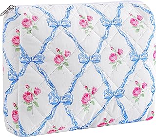 Bolsa de Maquillaje Floral Bonita Grande de A...