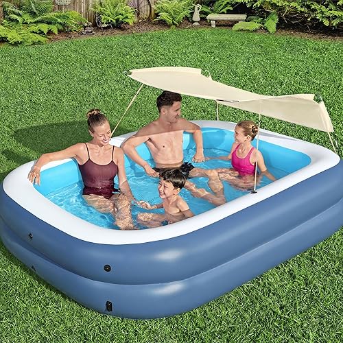Miniatura 3 de H2OGO! - Piscina familiar inflable de 8 pies, 4 pulgadas x 70 pulgadas, para niños a partir de 6 años