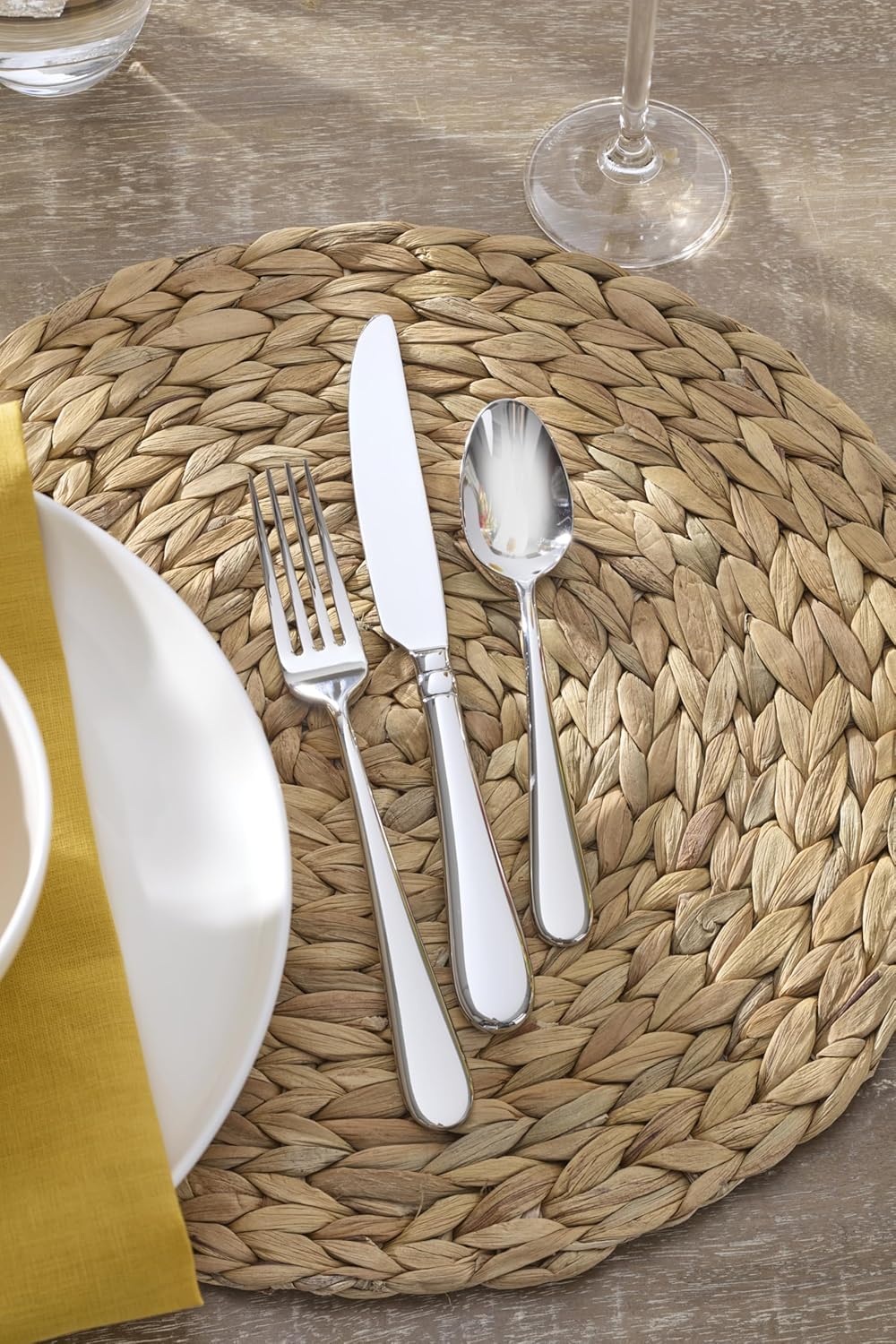 Lenox 899226 Studio 1414 Mirror 36-Piece Flatware Set, Service For 12