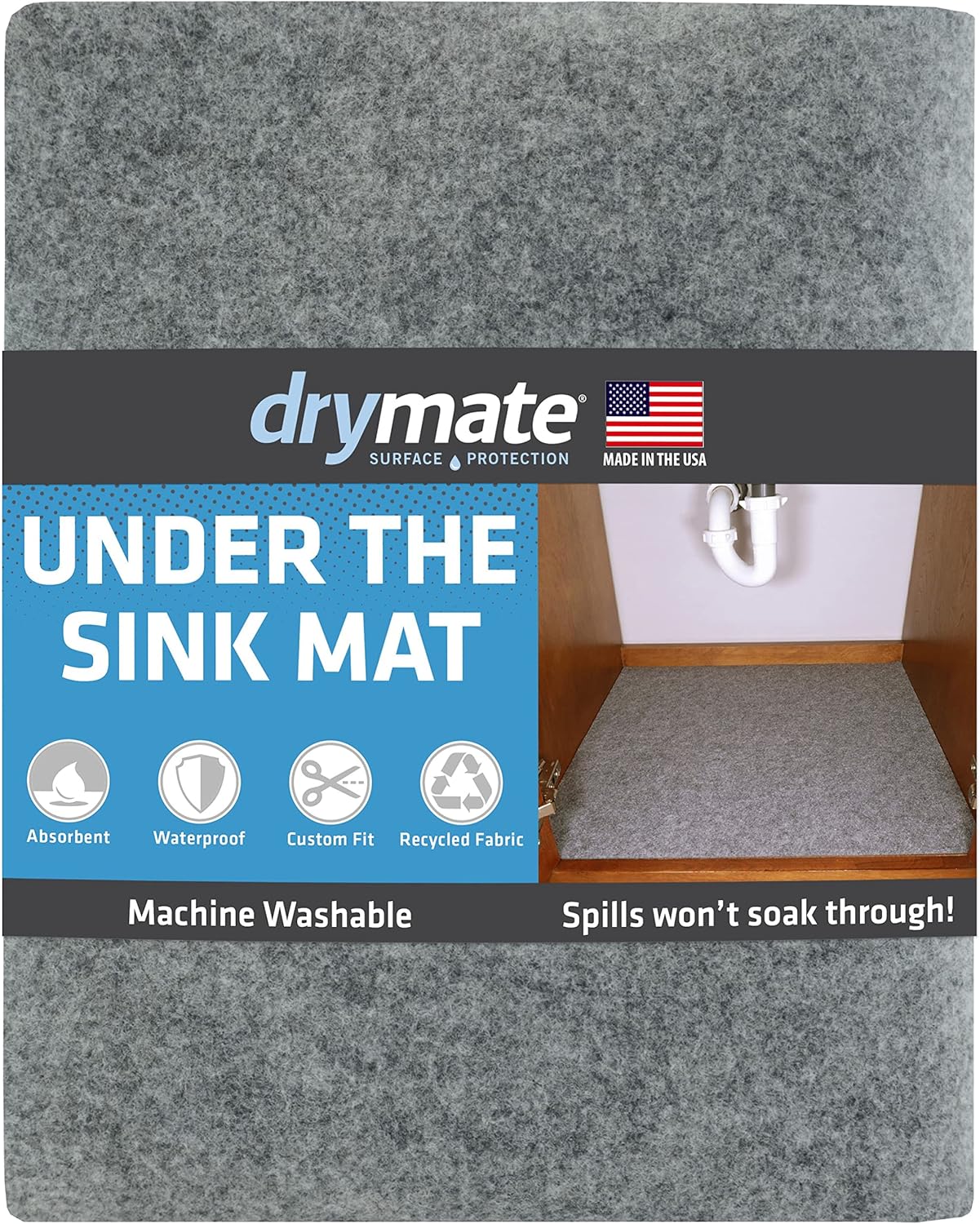 Drymate XL Under Sink Mat, Waterproof Protection