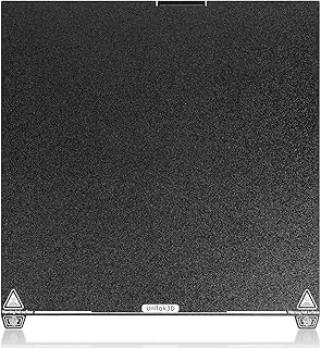 UniTak3D K2 Plus PEI Build Plate 370 * 370mm Druckplatte Single Side Textured PEI Sheet Druckbett Flexible Spring Bed Plate Compatible with Creality K2 Plus 3D Drucker