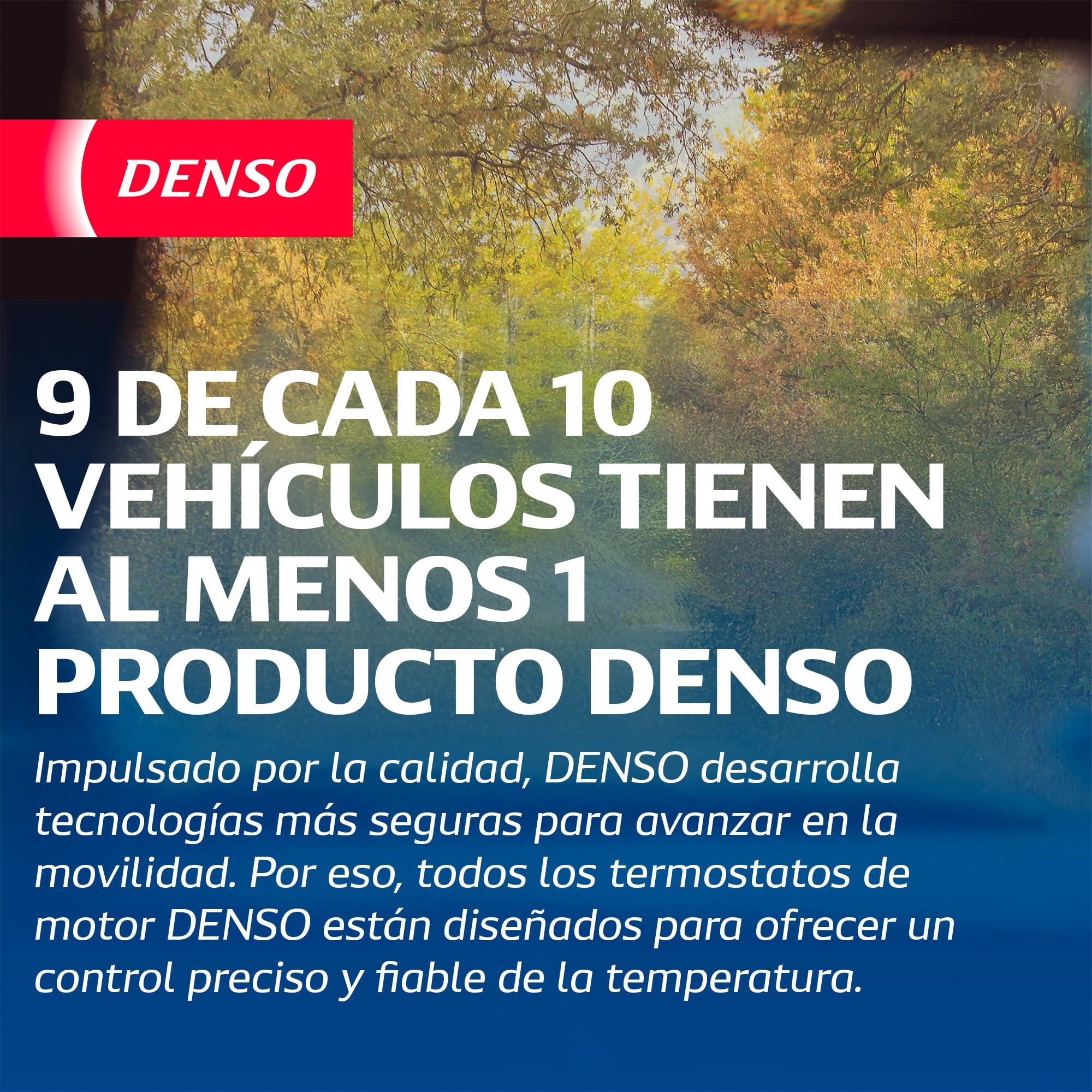 DENSO Termostato (Número de pieza DTM89768) para sistema de refrigeración del vehículo – Calidad OE, sustitución de ajuste directo, control preciso de temperatura, protección del motor