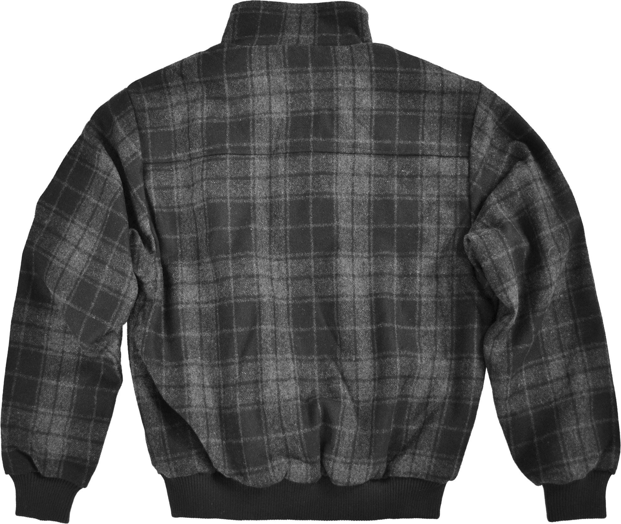 Knightsbridge Harrington Winter Jacket With Wool - XXL, Gray/Black 