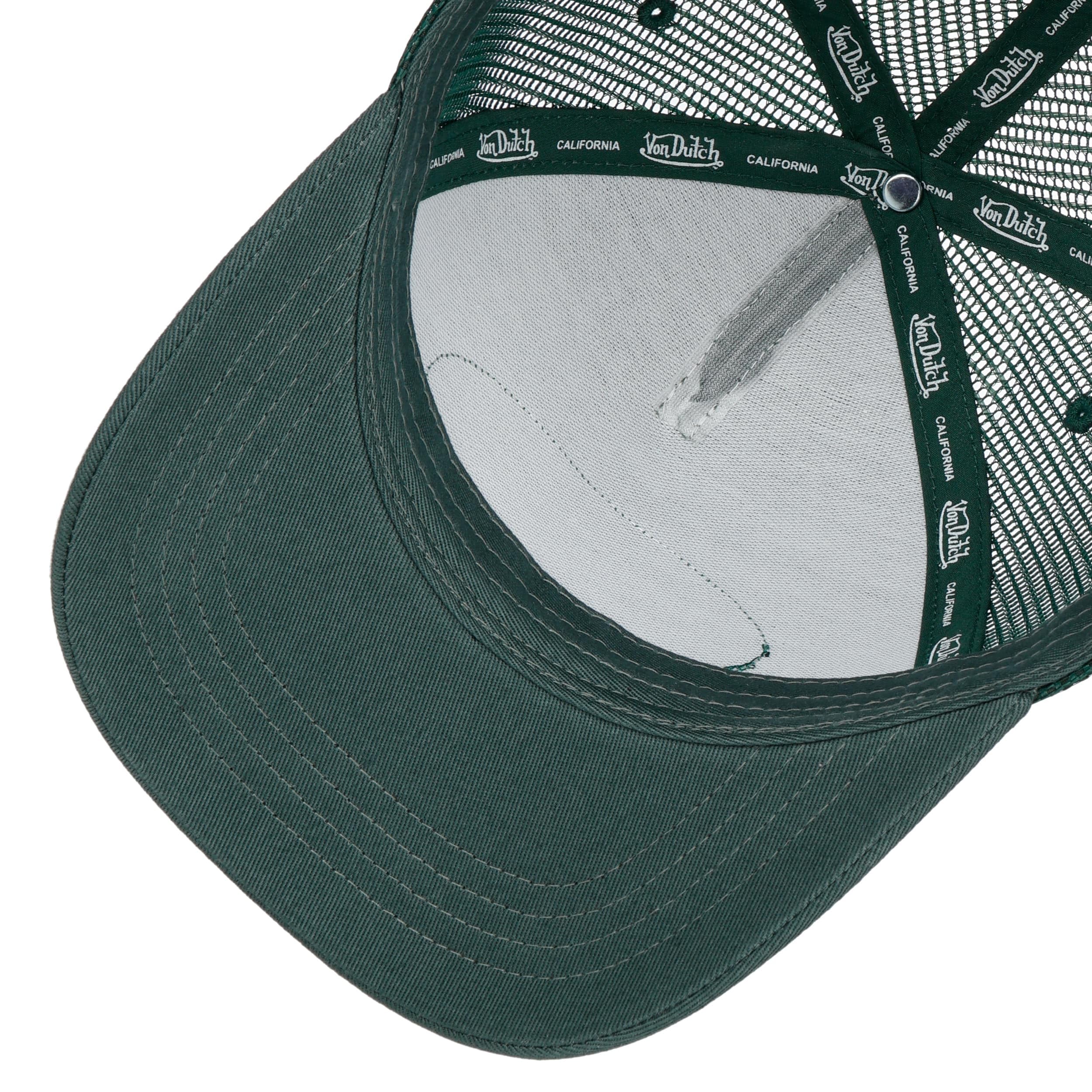 Von Dutch Klasyczna Czapka z Ovalnym Logo, Czapka Baseballowa, Czapka Trucker z Daszkiem, z Siateczką, Damska/Męska - Tył Typu Snapback, z Daszkiem, na Wiosnę, Lato, Jesień, Zimę, Rozmiar uniwersalny