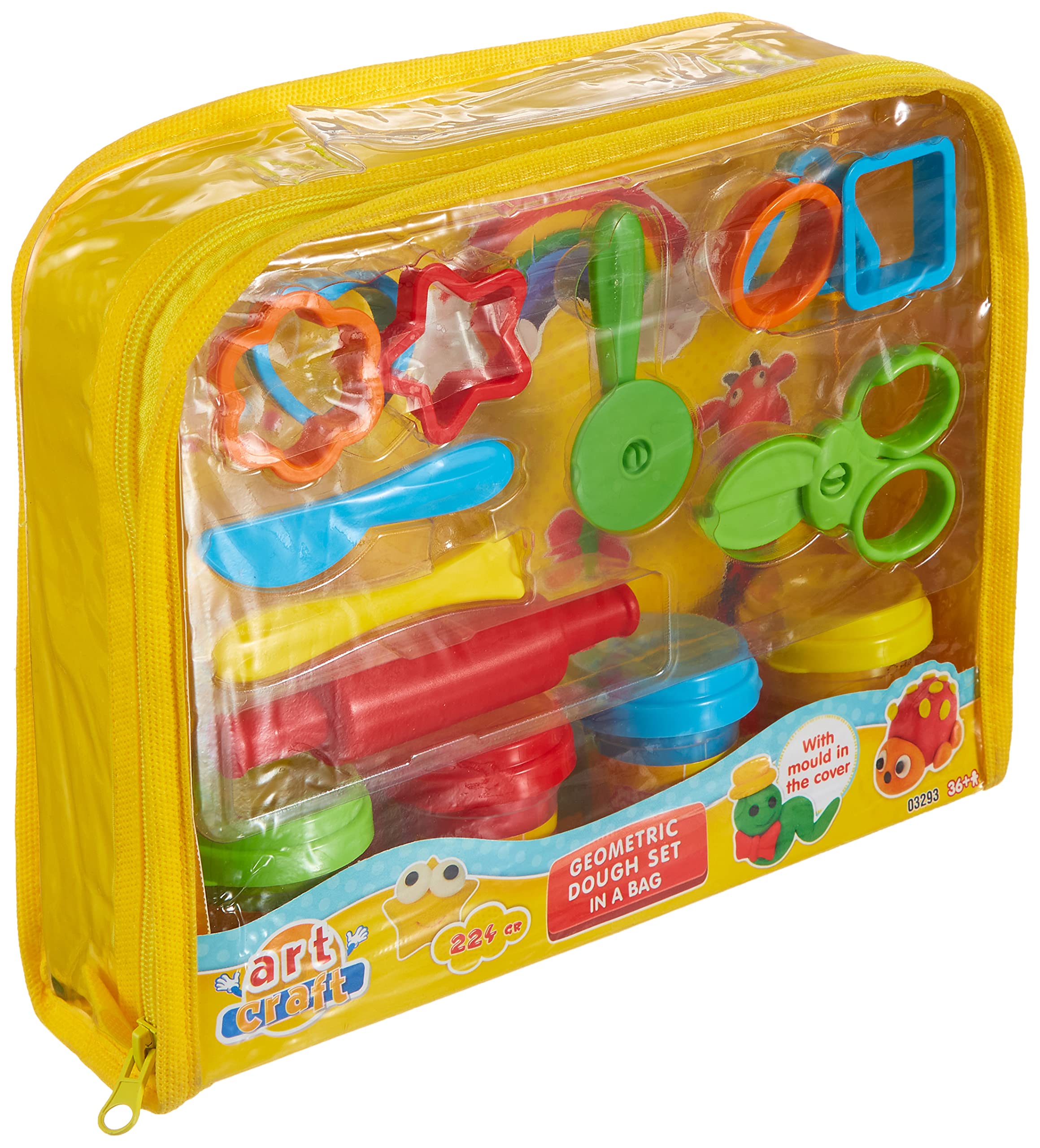 Art Craft Geometric Dough Set In A Bag