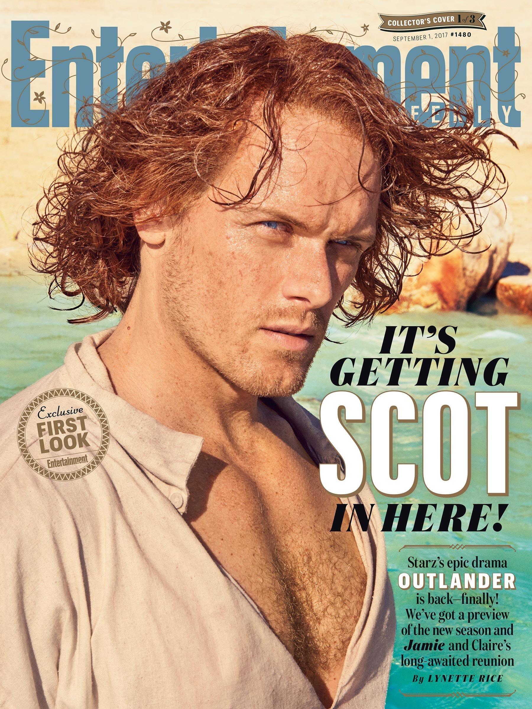 Entertainment Weekly Magazine (September 1, 2017) Sam Heughan Outlander Cover