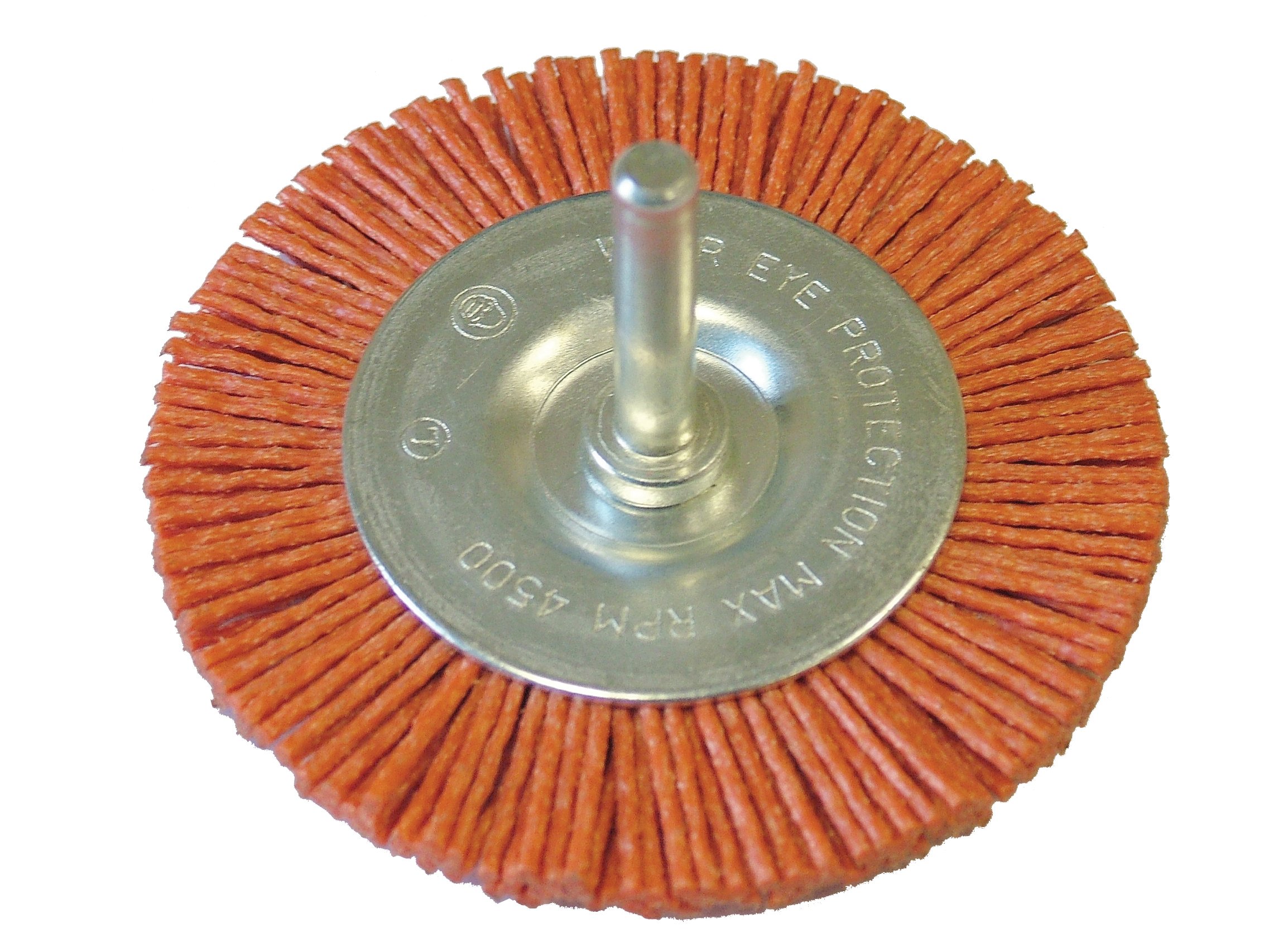 Faithfull - Nylon Wheels Flat 100mm x 6mm Shank -