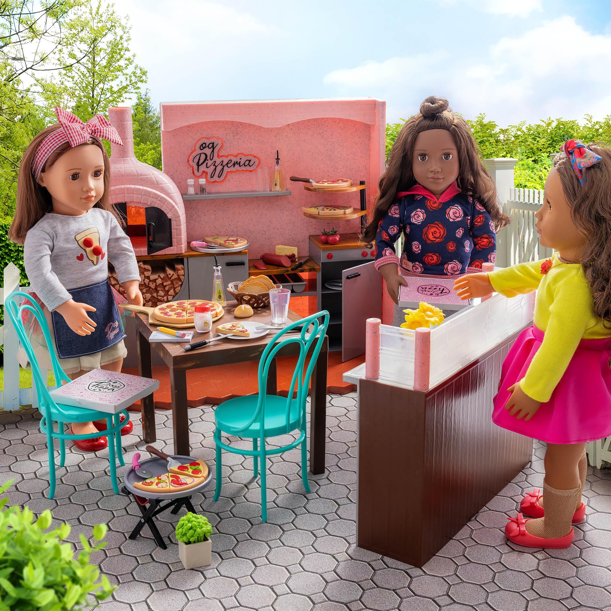 Our Generation – Stand De Chocolat Chaud Pour Poupées 46 Cm – 10 Accessoires – Dès 3 Ans