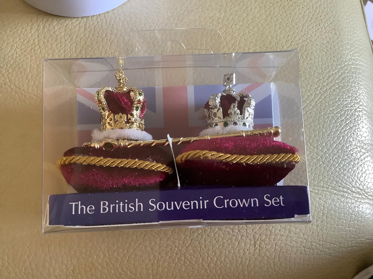 Coronation Crowns & Sceptre Used in Coronations for HRH KING CHARLES