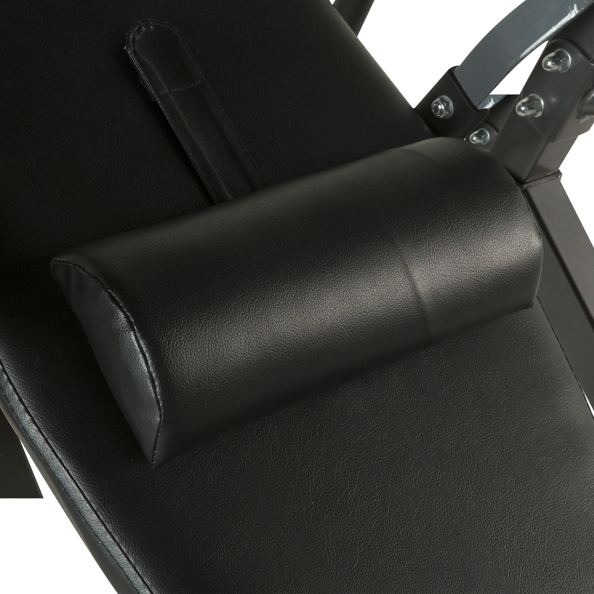 Fitness Reality Unisex 790 x LT UL Panca a inversione Certificato di Sicurezza ad Alta Resistenza con Schienale Basso, Nero, Taglia Unica