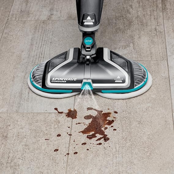 Bissell 2138 Spinwave Zorlu Lekeler İçin Etkili Mop Pedi