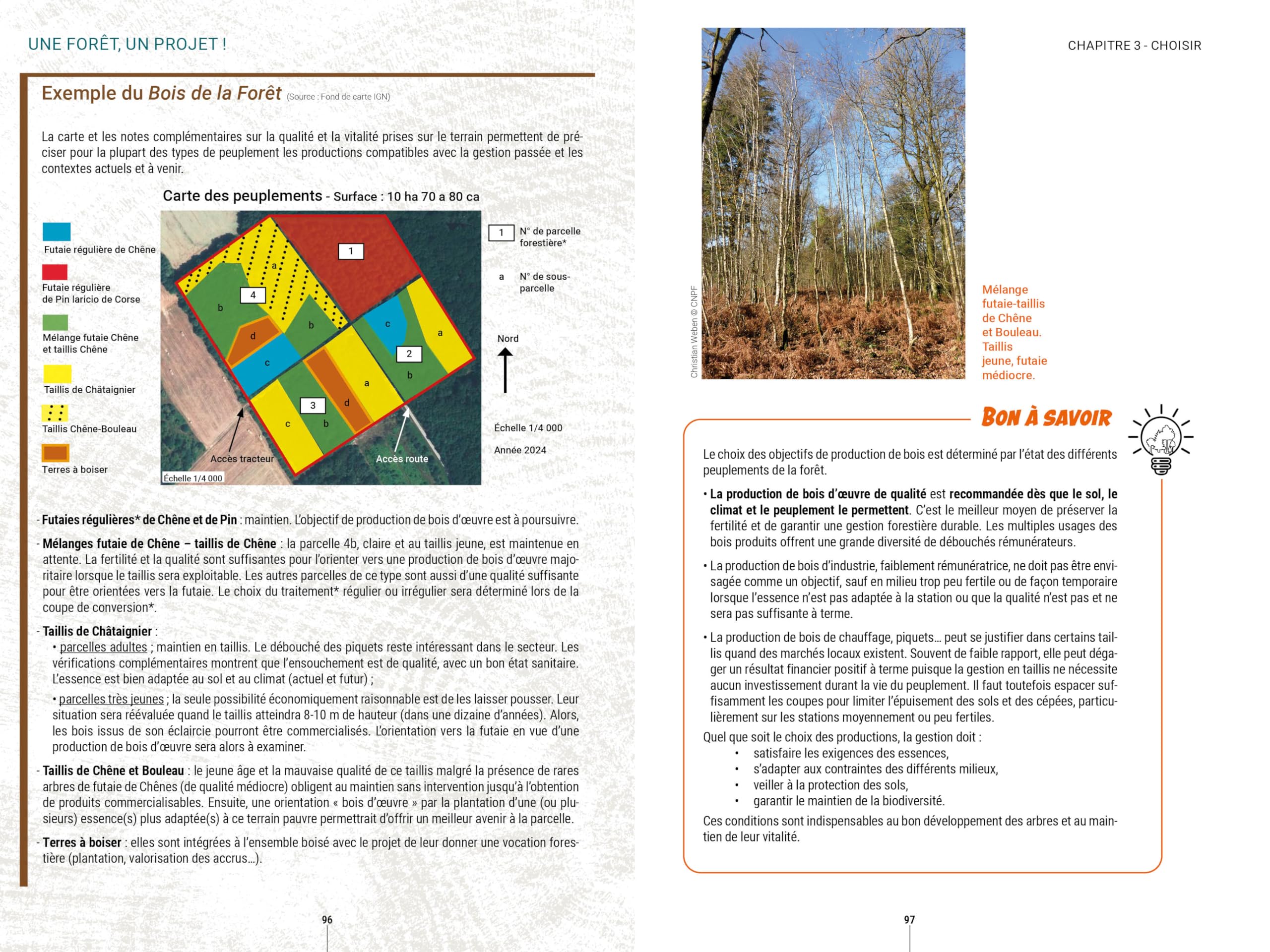 Une forêt, un projet !: Guide pratique du forestier
