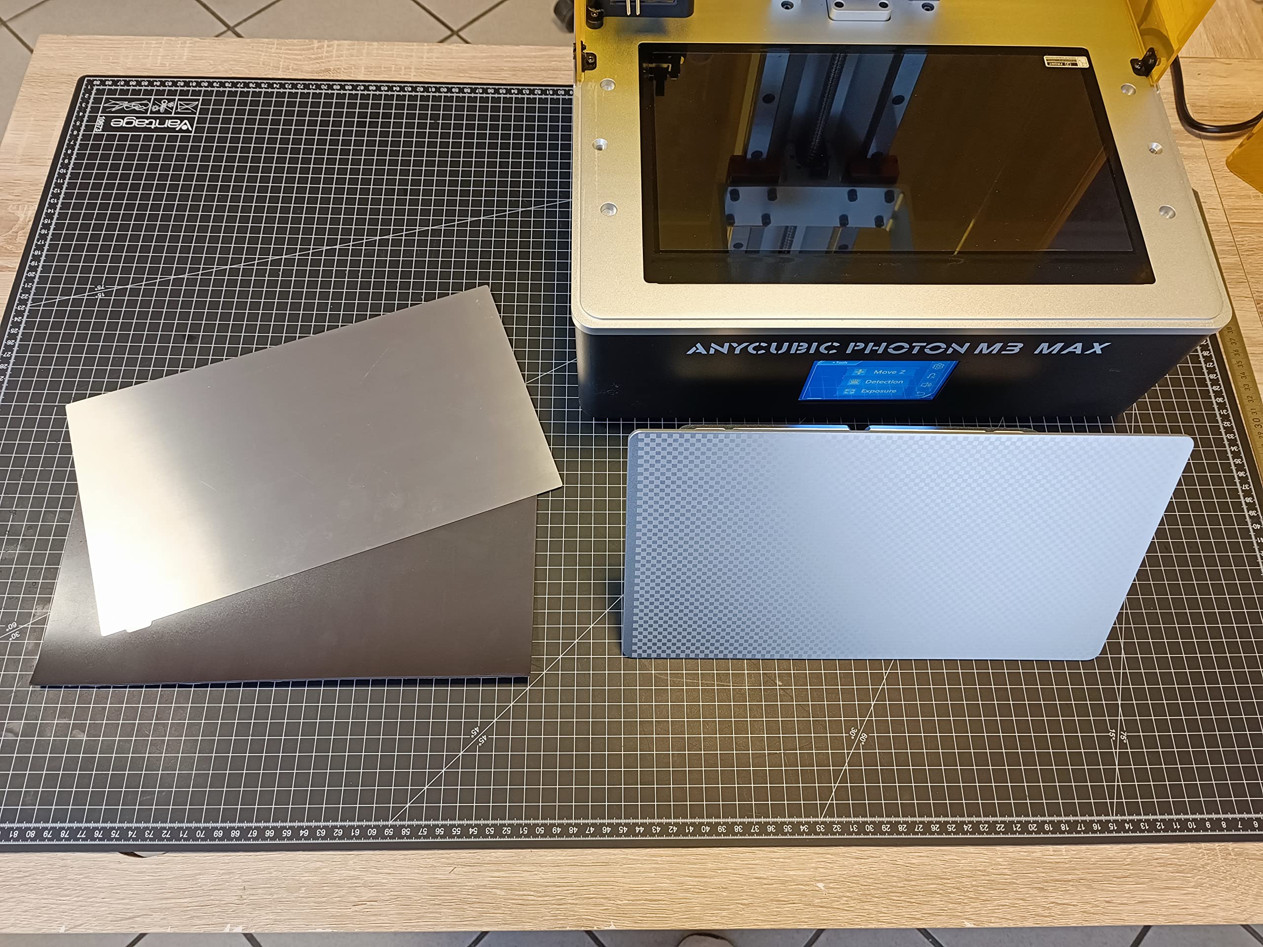 elastyczna magnetyczna płyta budowy ze stali sprężynowej & podstawa magnetyczna 3M dla Anycubic Photon M3 Max 308x174 - druk żywicowy 3D