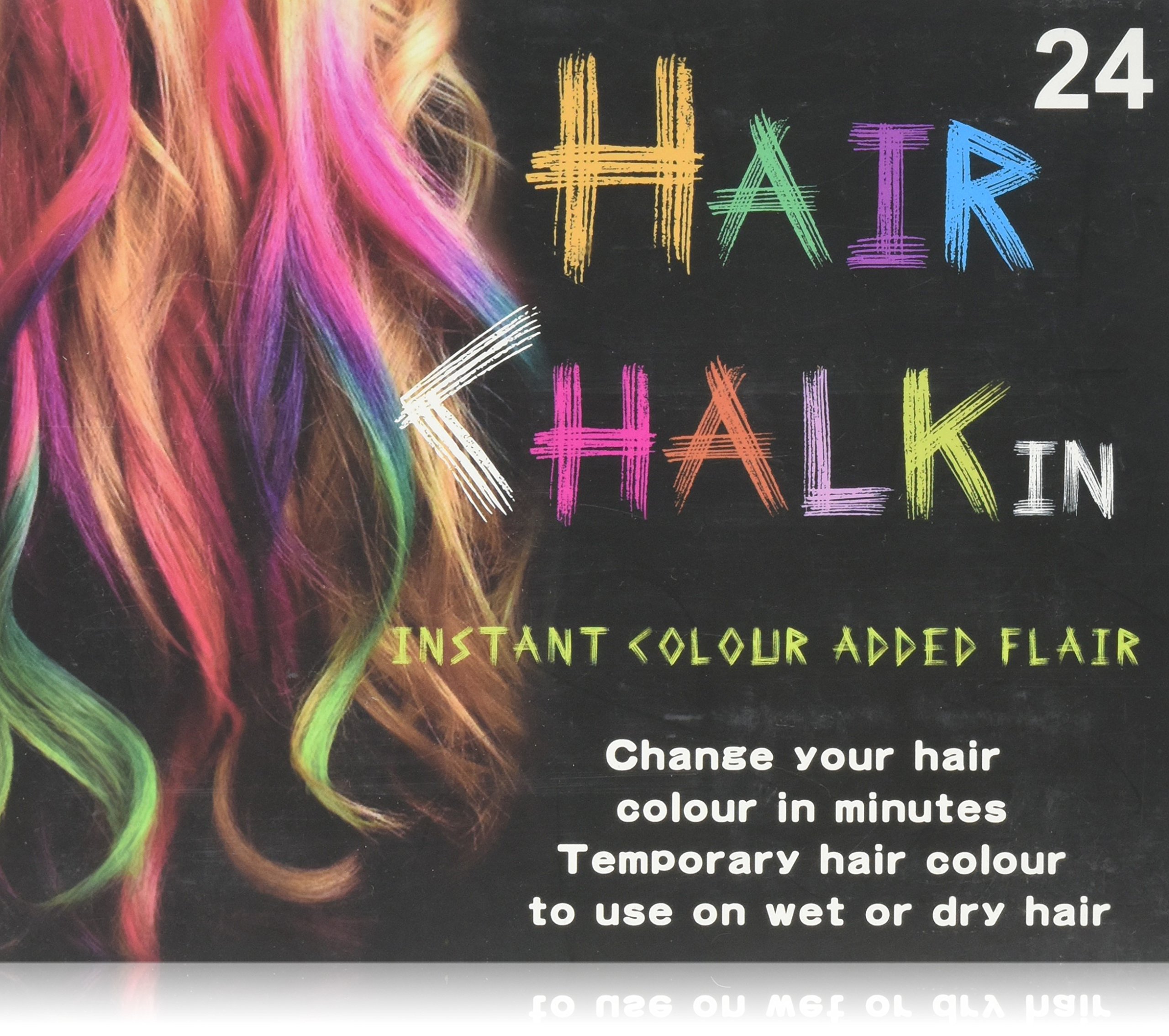 Hunnt? 24 Colours Temporary Color Dye Hair DIY Nontoxic Hair Color Chalk Pastel by bestfavor